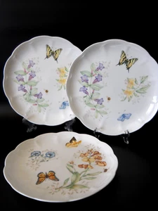 Platos de cena Lenox China Butterfly Meadow (3) 10 3/4" NUEVO en caja abierta - Imagen 1 de 8