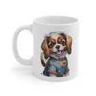 Cavalier King Charles Dog Dad Mug 11oz dishwasher safe - gift for dog lover