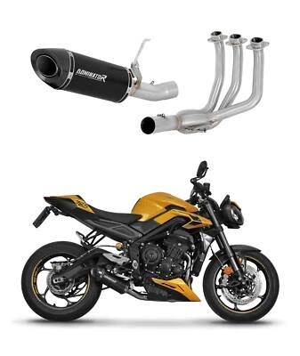 Adatto per Triumph STREET TRIPLE 765 S / R / RS 2023 - 2024 scarico completo ... - Immagine 1 di 4