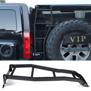 Back Rear Door Tailgate Ladder Climbing Roof Rack Step For Hummer H3 2005-2009 - Picture 1 of 24