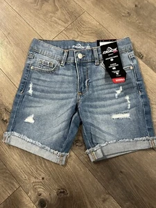 Jordache Bermuda Jean Shorts Size 7 New - Picture 1 of 5