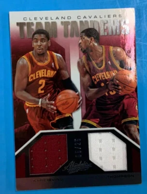 2012-13 Absolute Team Tandems Jerseys Prime 05/25 KYRIE IRVING,T.THOMPSON *104 - Image 1 of 4