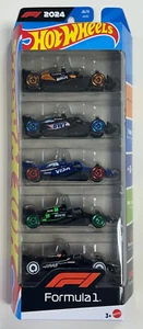 Hot Wheels 5-Pack 2024 Formula 1: McLaren / Alpine / Red Bull / Sauber / Hass - Picture 1 of 9