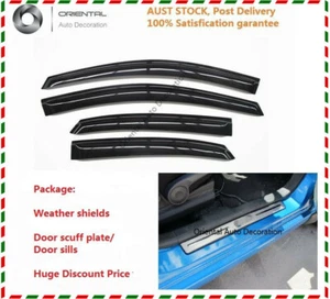 Weather Shield Weathershields Window Visor +Door Scuff Plate for X200 X240 2009+ - Picture 1 of 5