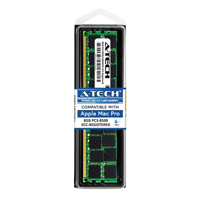 8GB PC3-8500 REGISTERED APPLE Mac Pro MacPro5,1 MacPro4,1 MB871LL/A MEMORY RAM - Image 1 of 4