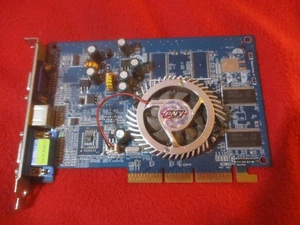 PNY Nvidia GeForce FX 5500 128BM DDR AGP PCI Video Card - Picture 1 of 5