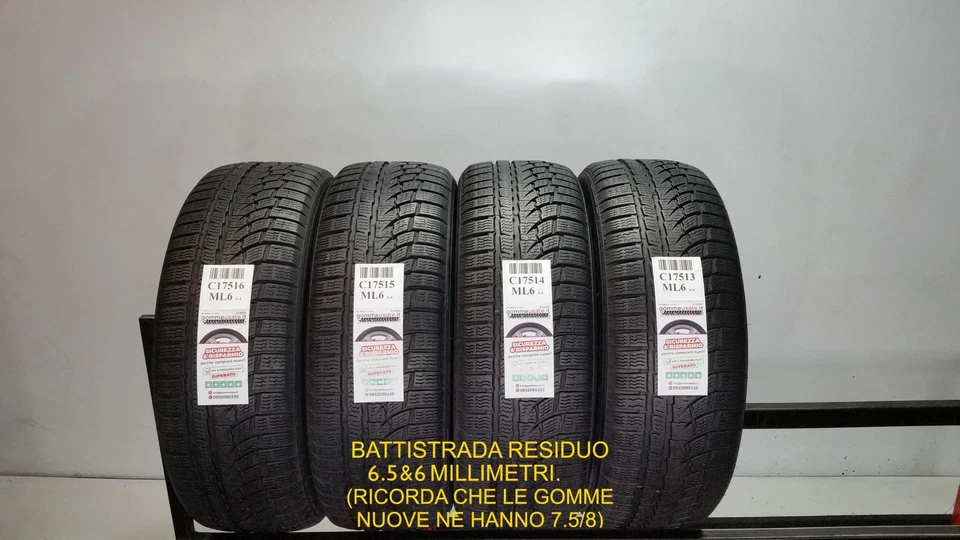 GOMME USATE  TERMICHE 205/55R17 95V NOKIAN WR D4 PNEUMATICI C17516 - Bild 1 von 1