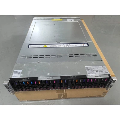 Supermicro 2029BT-HNTR Server 24X2.5"(16*NVME)/8X Intel 6140 18Core/1T RAM/ - Image 1 of 3