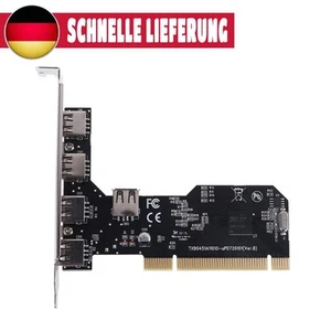 5 portów USB 2.0 Adapter Karty PCI 480 Mbps NEC720101 Chipset Konwerter stacjonarny - Zdjęcie 1 z 12