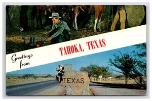 Postkarte: TX Grüße aus Tahoka, Texas - unbesendet - Bild 1 von 2