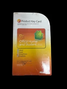 Microsoft Office 2010 Home & Student Windows Key Card 1pc License no disc SEALED - Picture 1 of 2