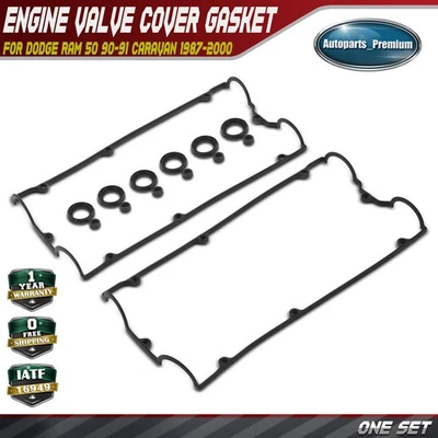 Engine Valve Cover Gasket Set for Dodge Stealth 91-96 Mitsubishi 3000GT Diamante - Image 1 of 4
