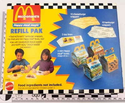 Винтаж 1993 McDonald's Happy Meal Magic Refill Pack Mattel Никогда не Открывался Запечатанный - Изображение 1 из 3