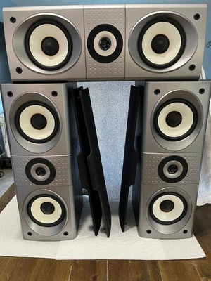 Onkyo SKC-540C  & SKF540F Center, Front R & Front L  130W @ 8ohms Set of 3 CLEAN - Image 1 of 4