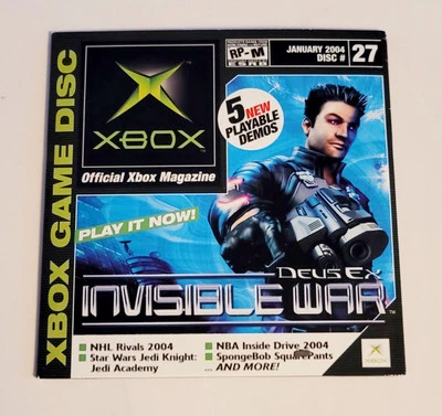 Official Xbox Magazine January 2004 Disc #27 Deus Ex Invisible War - Image 1 of 4