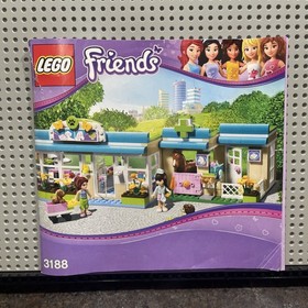 Lego 3187 Friends Butterfly Beauty Shop Instruction Manual Only No Bricks