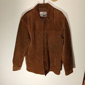 Vintage Neutral Territory Men's Coat Brown Suede XL - Picture 1 of 21