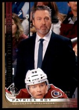 2020-21 SP Signature Edition Legends Behind the Boards Gold #BB-10 Patrick Roy