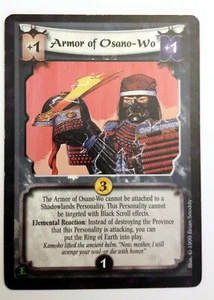 Armor of Osano-Wo L5R Legend of the Five Rings CCG Pearl Edition - Picture 1 of 1