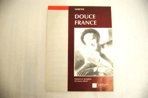 Partition DOUCE FRANCE - piano chant - OCCASION - Picture 1 of 3