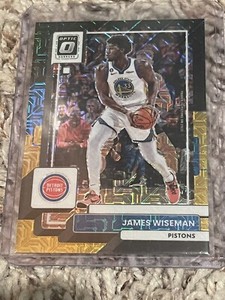 2022-23 Panini Donruss Optic Choice JAMES WISEMAN BLACK GOLD PRIZM 6/8