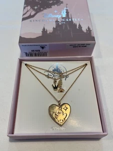 New Disney Store The Princess and the Frog Necklace layered Boxed NWT - Picture 1 of 7