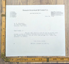 Antique Ephemera Letterhead SIBLEY,LINDSAY &amp; CURR CO. 1928 + Original Letter