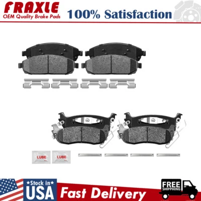 Front Rear Ceramic Brake Pads For 2006-2009 2010 Jeep Commander Grand Cherokee - Image 1 of 4