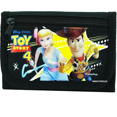 Disney Toys Story Authentic Licensed Trifold Black Wallet for Children - Image 1 of 2