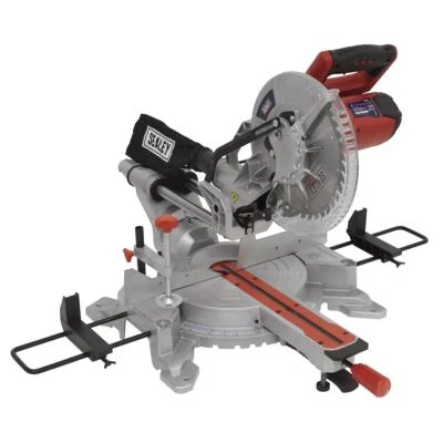 Sealey Sliding Compound Mitre Saw 255mm SMS255 - Image 1 of 4