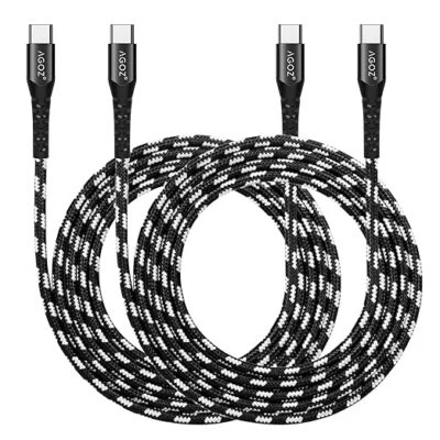 Cable Cargador Rápido 2Pk USB C a USB C para Controlador Sony Playstation 5 PS5 Foto 1 de 4