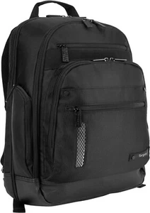 Targus Travel & TSA-Friendly Backpack w 14in Laptop Sleeve, Black, New Sealed - Picture 1 of 9