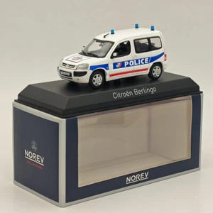 Norev 1/43 CITROEN BERLINGO 2004 Police fluviale Paris White Diecast Model Cars - Picture 1 of 7