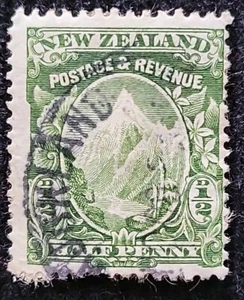 1903-07 New Zealand Stamp Used, SC#107k (CV $77.50) - Picture 1 of 5