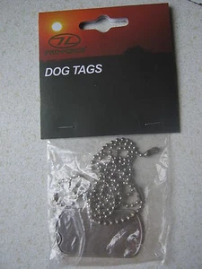 Etiquetas con cadena para perros del ejército - Imagen 1 de 1