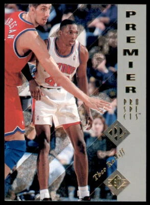 1995-96 SP Theo Ratliff Detroit Pistons #153 - Image 1 of 2
