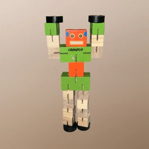 Bloques de cuerda de madera para robots de juguete B6 - Imagen 1 de 3