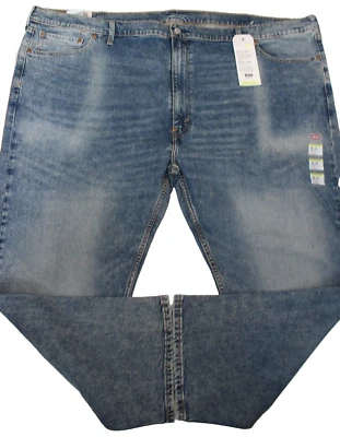 LEVI'S 502 TAPRED STRETCH REGULAR FIT BLUE JEANS SZ: 56 X 30 NWT - Image 1 of 4