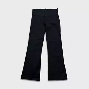 Pantalones Lululemon Pierna Acampanada Mujer Talla 10 Negros Relajados Anchos Atléticos Yoga Comodidad - Imagen 1 de 7