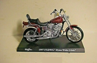 Die-cast modellino Maisto moto Harley Davidson FXDWG Wide Glide scala 1:18 - Immagine 1 di 4
