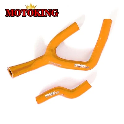 Manguera de refrigerante de radiador de silicona para 2011-2014 2012 2013 4 tiempos KTM 250 SXF XC-F Foto 1 de 4