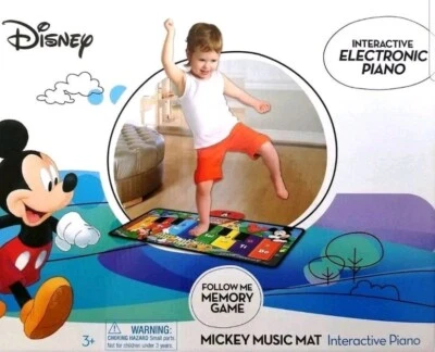 Disney Mickey Mouse Music Dancing Mat Interactive Electronic Keyboard Toy Piano - Image 1 of 3