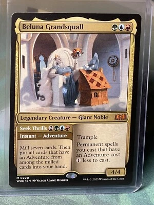 MTG Beluna Grandsquall / Seek Thrills Wilds of Eldraine (WOE) MYTHIC 0220 - Image 1 of 4