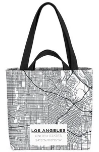 Los Angeles Karte Tasche USA Hollywood Filme Amerika Ubited States Roadtrip - Bild 1 von 3