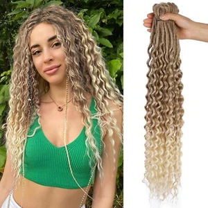 Extensiones de rastas dobles rizadas de doble extremo de 24"/60 cm - Imagen 1 de 54
