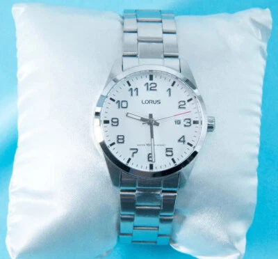 Orologio Uomo Solo Tempo LORUS RH977JX9 con Cinturino Acciaio e Data - Immagine 1 di 4