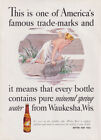 Every Bottle Contains Pure Mineral Spring Water White Rock Ad 1934