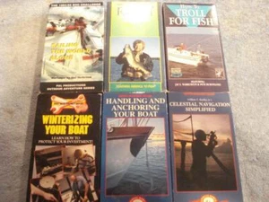 LOT OF 6 OUTDOORS, FISHING, BOATING INSTRUCTIONAL VHS TAPES (SEE DESCRIPTION) - Picture 1 of 13