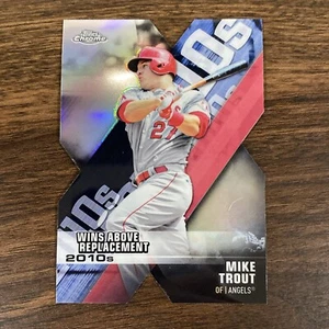 Mike Trout 2020 Topps Chrome Wins Above Replacement #DOD-1 LA Angels Die-Cut - Picture 1 of 2