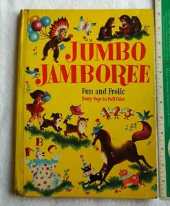 VTG Jumbo Jamboree Fun & Frolic Hardcover Book 113 Pages, Grosset & Dunlap, 1949 - Bild 1 von 22